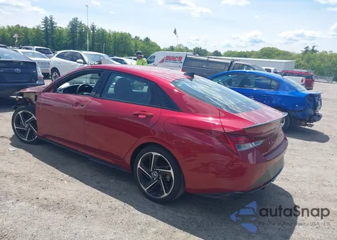 2023 Hyundai Elantra N Line from USA, damaged, VIN KMHLR4AF4PU587136